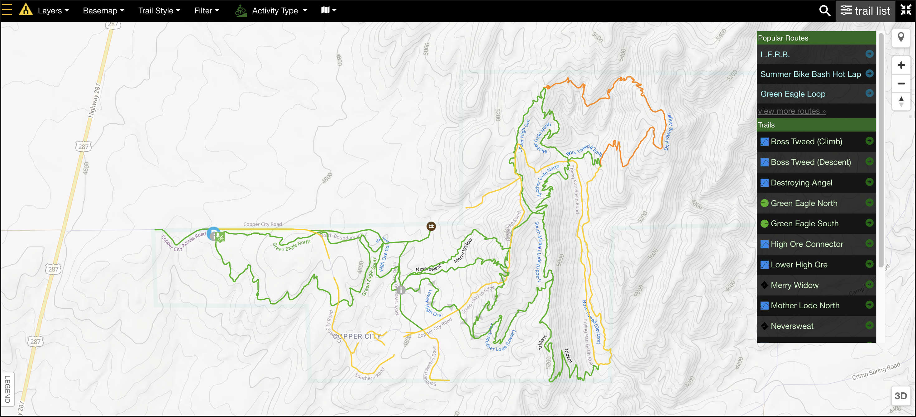 How to View Trail Condition & Status on the Basemap – Trailforks